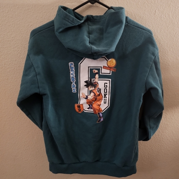 Dragon Ball Z Teal Hoodie Youth Size 14-16 - Picture 3 of 5